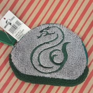 Gray and Green Slytherin Coin Purse